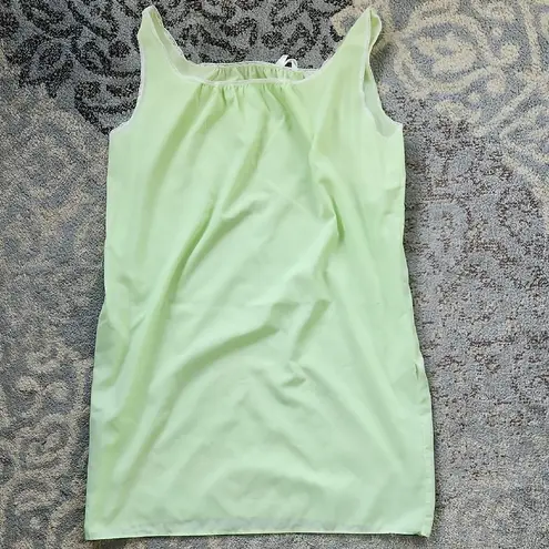 Vintage 2 Piece Nightgown Robe Set with Lace Trim Light Green Size undefined