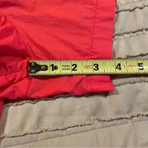 MICHAEL Michael Kors High Rise Cotton Chino Shorts Pink Geranium 18W Plus Size