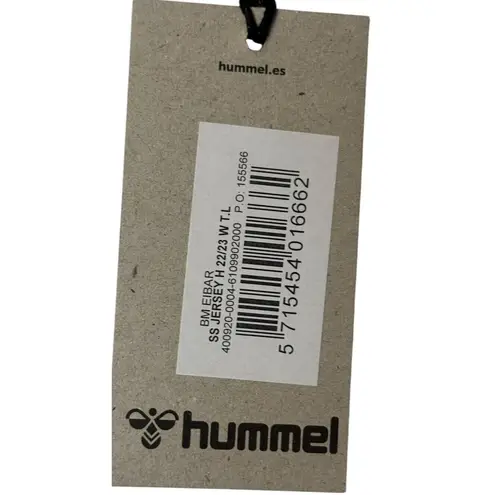 Hummel Womens Top Mecalbe Volleyball Sports Team Short Sleeve White Medium NWT Size 8