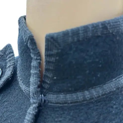 Vintage Wool The Design House Black Structured Flowy Cape Cloak Coat Petite S Size undefined