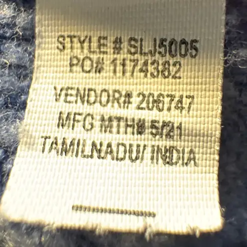 Salt Life Womens Blue Full Zip Hoodie Palm Tree Logo Est 2003 Size S