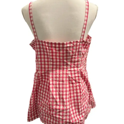 Burberry London Pink Checkered Tank Top Size 12