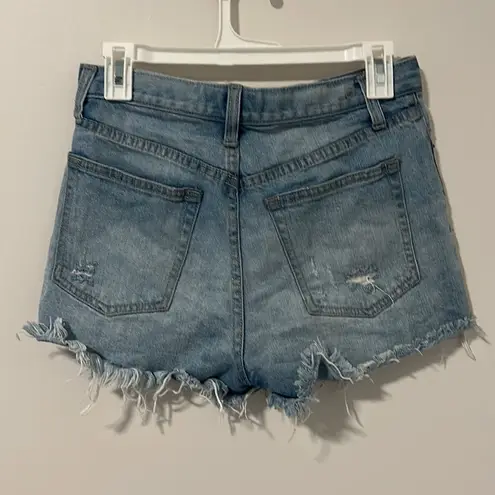 Juicy Couture  Ripped Denim Jean Shorts Size 27