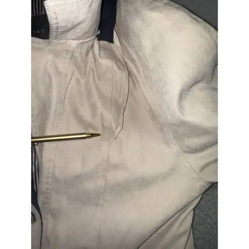 Braetan Jacket Women Large Lined Windbreaker Removable Hood Barn Chore Blue