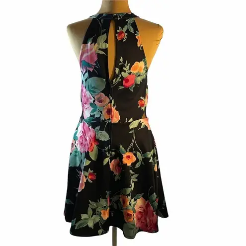 Xtraordinary Navy Sleeveless Fit and Flare Dress 1