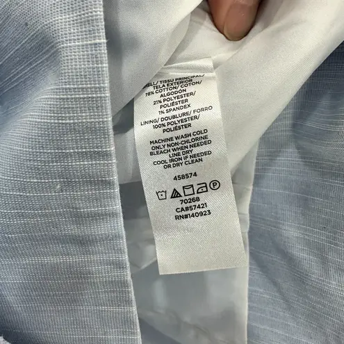 Loft Ann Taylor  Bow Pencil Skirt Womens 10 Blue Office Preppy Coquette NWT