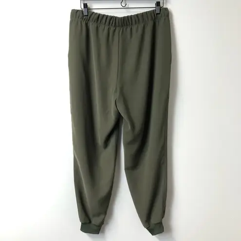 Babaton The Group by Olive Green Electron Jogger Casual Travel Pant Large