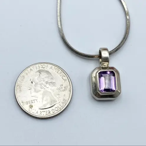 Amethyst Boma 925 Signed Necklace