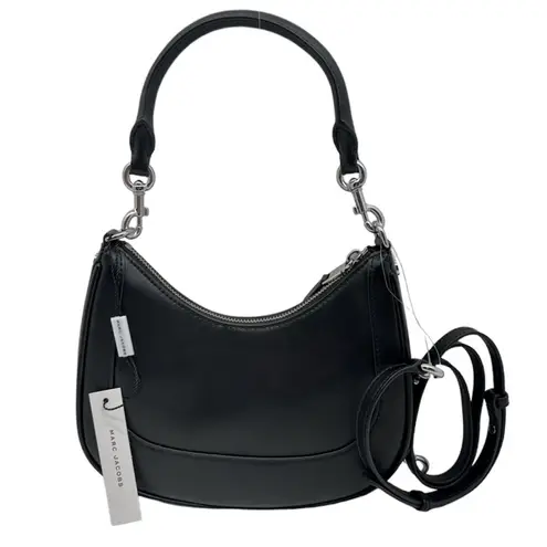 Marc Jacobs  New With Tag Small Hobo Black Leather Crossbody Purse Top Handle Bag