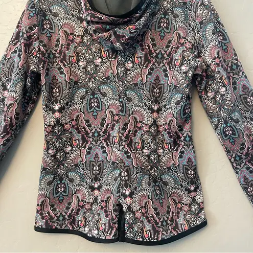 Odd Molly paisley print storm mid layer hooded jacket size 3 large