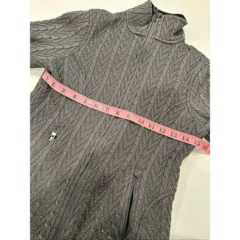 Spyder Gray Full Zip Fleece Jacket Women’s Small Warm Casual Outerwear