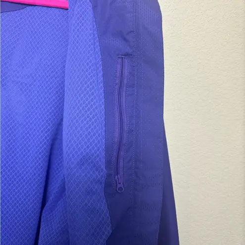 Merrell Nova Purple Select XDry Hooded Waterproof Hiking Rain Jacket M