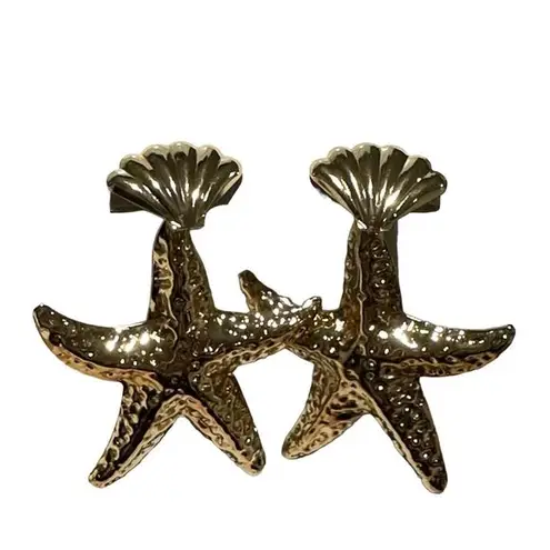 Brand New!! Nautical earrings with starfish and sea shells