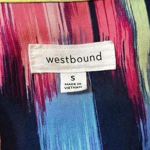 Westbound #334 , short sleeve button-down, casual top size small