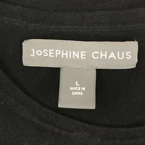Josephine Chaus Tank Top Blouse Black Size Large