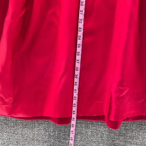 Vintage Hockanum Overcoat Womans Large Wool Blend Fabric by Forstman Union USA Red