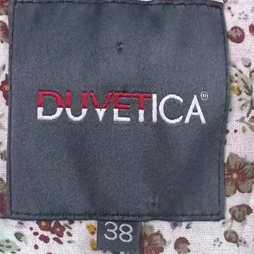 Duvetica Black Patent Real Down Coat Jacket Snap