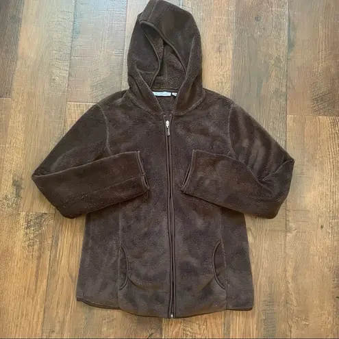 Jason Maxwell plush zip hoodie, size PM