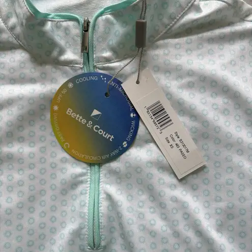 NWT Bette & Court Womens Size XS Sleeveless Top Blue Golf Activewear Pickleball