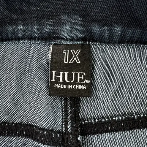 Hue Black Plaid Leggings Dark Blue Women's Size Extra Large