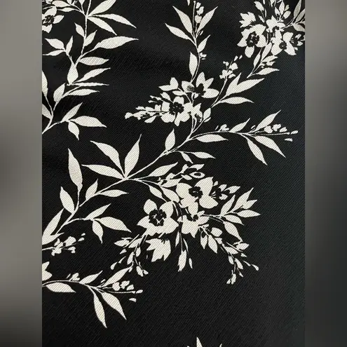 NWOT Premier Amour black and white floral print maxi dress Size 2
