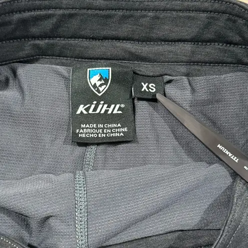 Kuhl Mova Skort Women XS Charcoal Gray Cargo Pocket Stretch Hiking Athletic