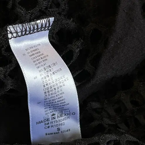 None Rock <3 Rose Couture Fishnet Hoodie - Size S