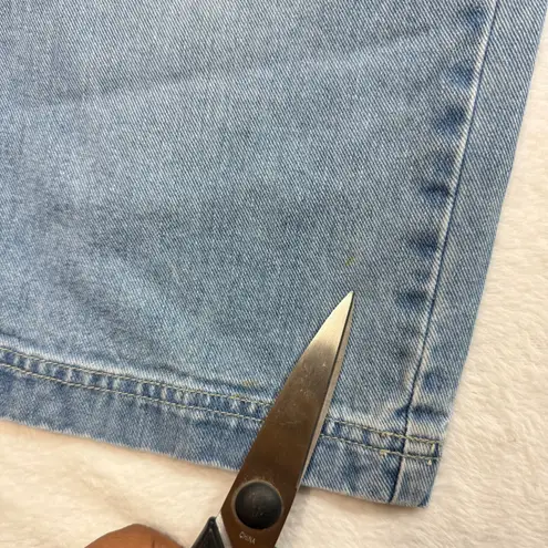 Sonoma VTG  Carpenter Jean 12 Petite Cropped Denim Utility Pockets Light Wash 90s