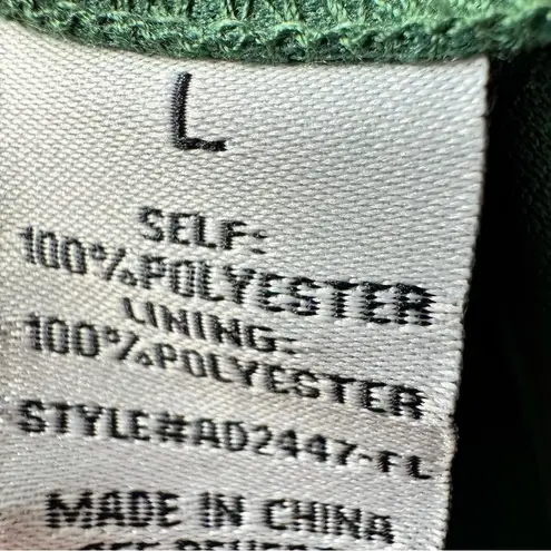 Baltic Born NEW Aubrey Off the Shoulder Pleated Mini Dress Green Large L NWT