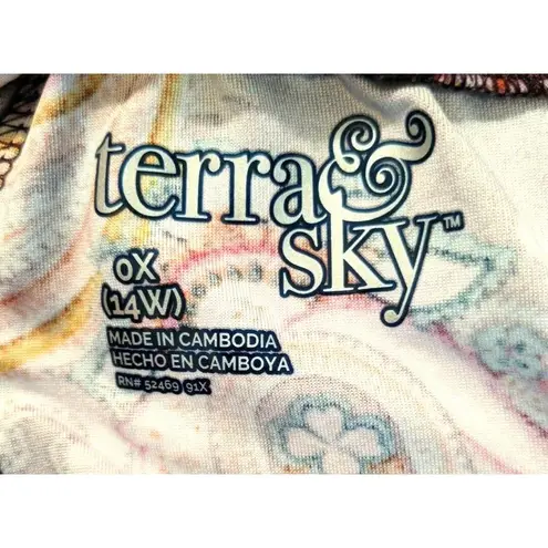 Women's Skirt Terra Sky 14W Knee Length 32d Black