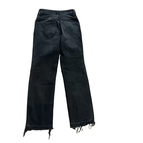 ALLSAINTS Ava Straight black distressed Jeans sz 24