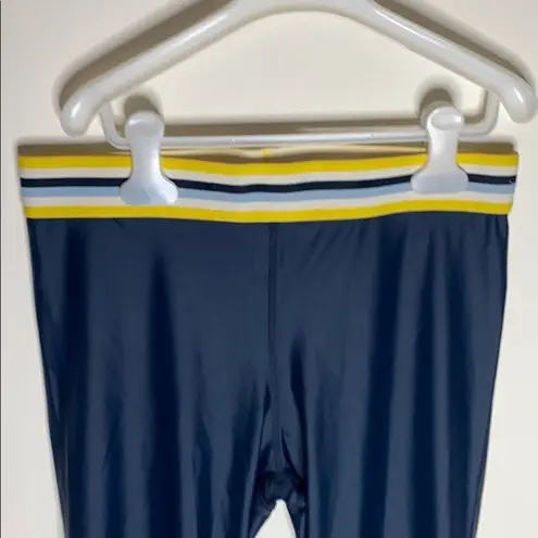 The Upside x Soulcycle yellow rainbow leggings size 10 Blue