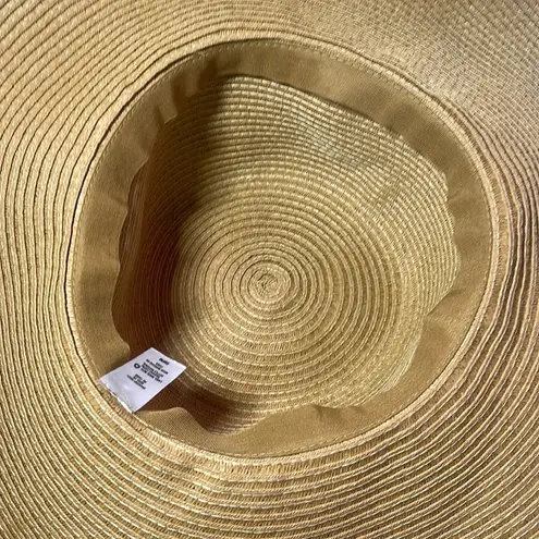 Target  Paper Grass Straw Hat Tan Color Fashion Wide Sun Hat Floppy