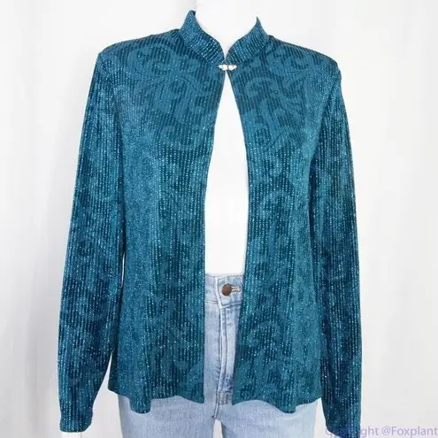 Vintage R&M Richards blue jacket and tank top, size 10