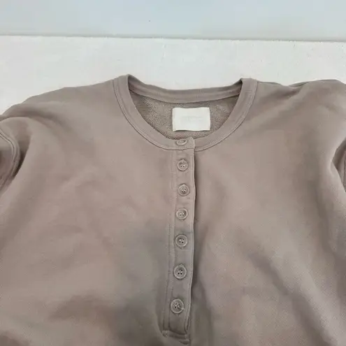 Citizens of Humanity  LouLou Fleece Romper Size M in Feather‎ Z233-31