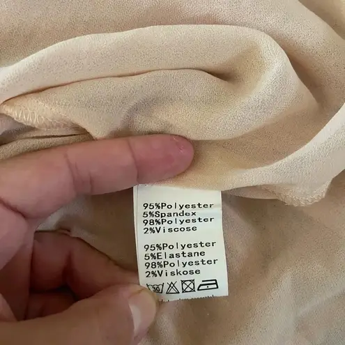 Grace Karin Women’s pink peachy sequin racerback tank top XL