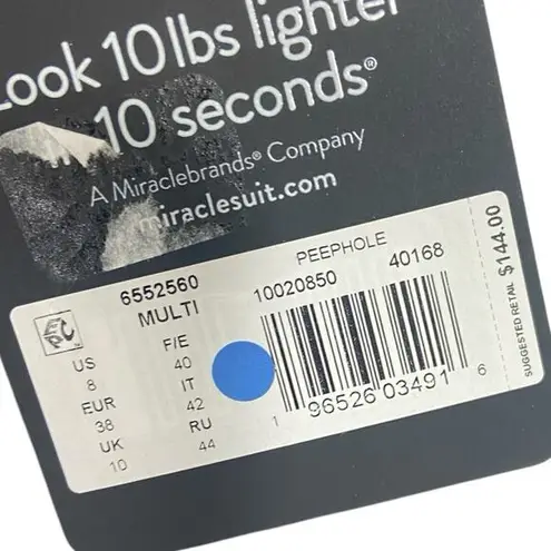 MiracleSuit $144 Peephole Tankini Top in Mood Ring Swim Tankini Top 8 M