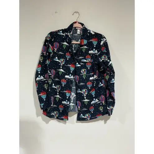 Woman’s Wonder Shop Woman’s Sleepwear Set Top & Bottom Christmas Theme Small