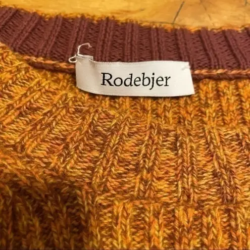Rodebjer Sweater Size XL Orange