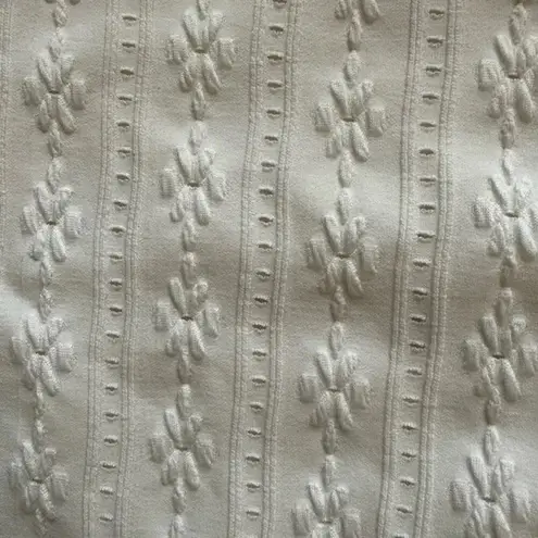 ANDIE NWT Swim The 90s High Waisted Eyelet Embroidered Bikini Bottom L Coconut