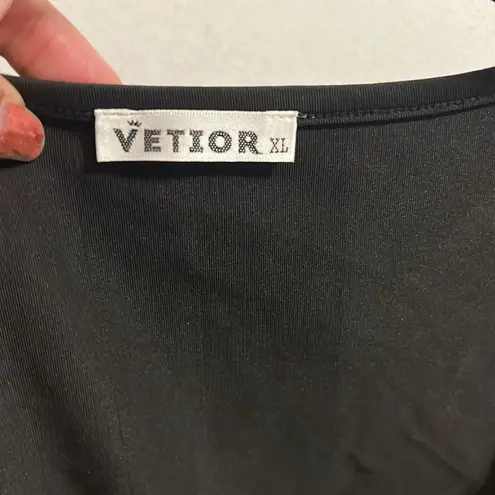 The Great Vetior Black Wrap Dress/ dress for casual business or party Bodycon XL