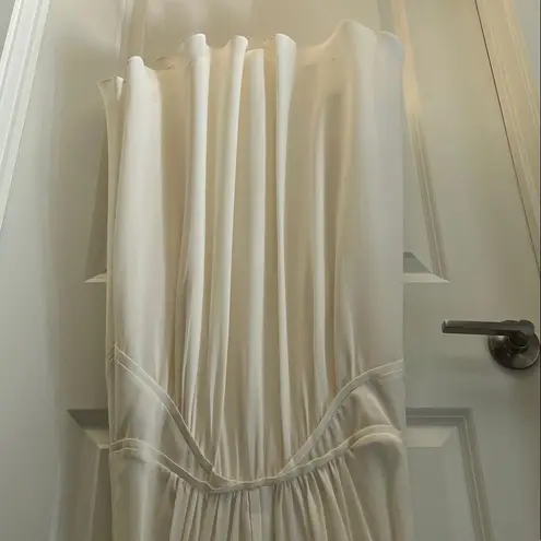 Banana Republic  Elegant Ivory Midi Dress thumbnail 8