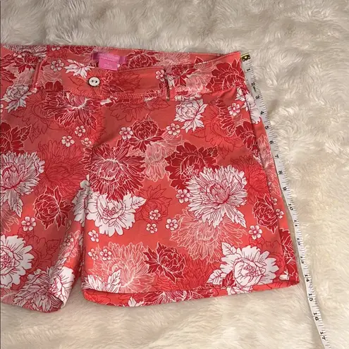 Isaac Mizrahi Floral Tailored Shorts Size 6