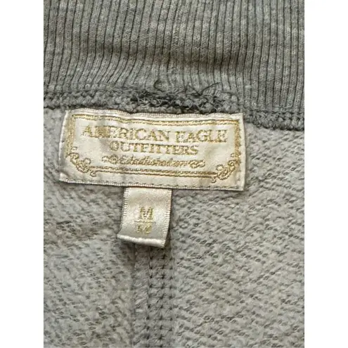 American Eagle  Vintage Y2K Low Rise Logo Sweatpants Gray  M