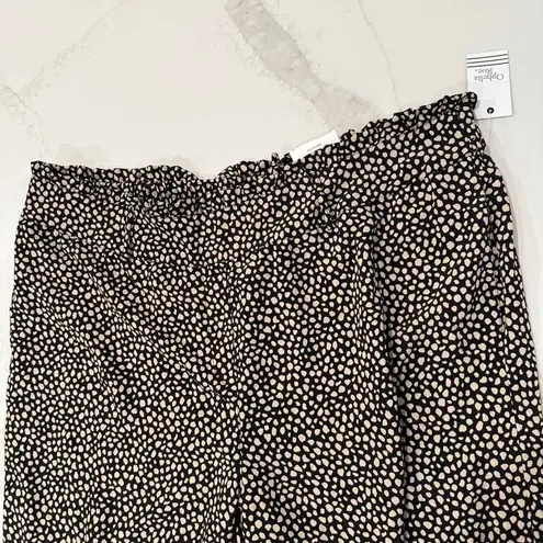 Ophelia Roe NWT Wide Leg PullOn Crop Pants Stone Pattern Womens Size 3X Mid Rise - Image 2