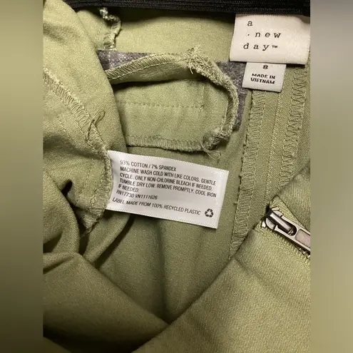 A New Day  flat front pants. Light Olive Green. Size 8 - Image 5