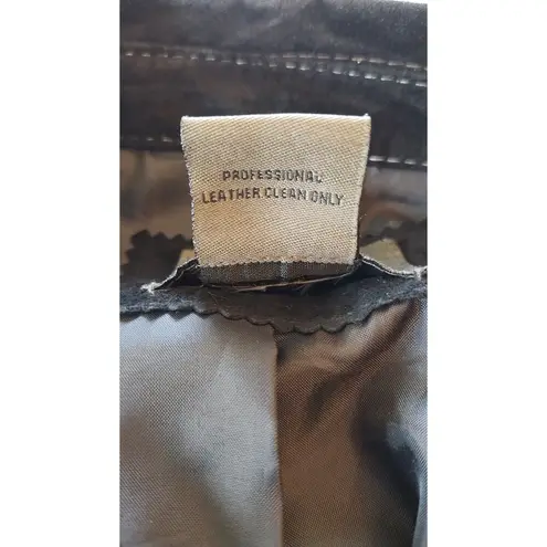 Uniform John Paul Richard leather Black Retro jacket Size 14