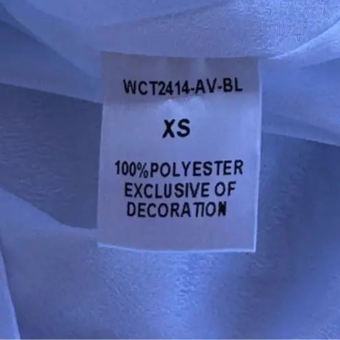 THML Mohair Pinstriped V-Neck Short Sleeve Mini Dress Size XS