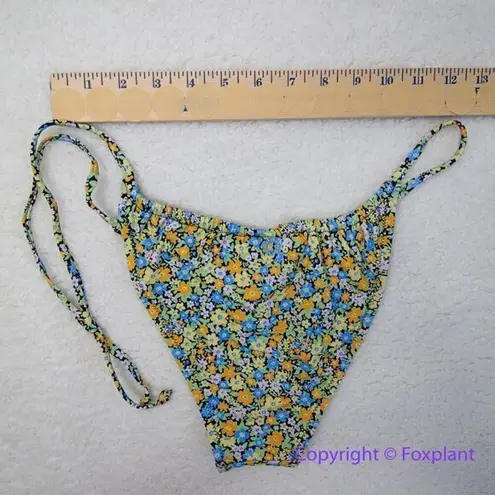 NEW Rhythm Free People Carrie Itsy Bikini Bottom, size XL Blue