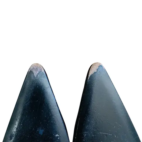 Prada Black velvet Slingback wedge Heels